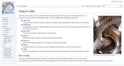 Desktop Screenshot of cantorsattic.info